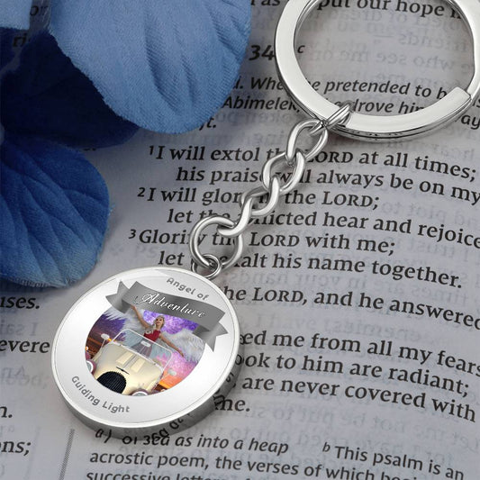 Adventure - Guardian Angel Charm Keychain ShineOn Fulfillment