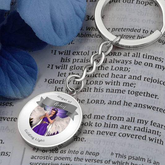 Belief - Guardian Angel Charm Keychain ShineOn Fulfillment