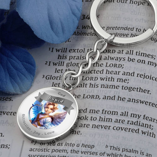 Cupid - Charm Keychain For Attraction Joy Love ShineOn Fulfillment