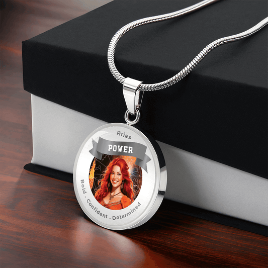 Divine Feminine Aries - Charm Necklace ShineOn Fulfillment