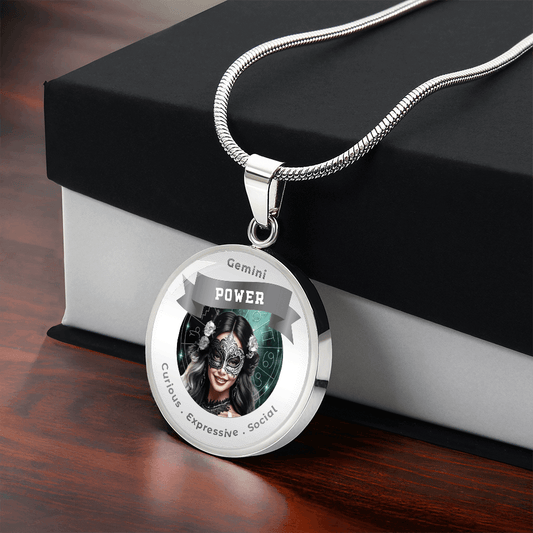 Divine Feminine Gemini - Charm Necklace ShineOn Fulfillment