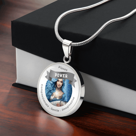 Divine Feminine Pisces - Charm Necklace ShineOn Fulfillment