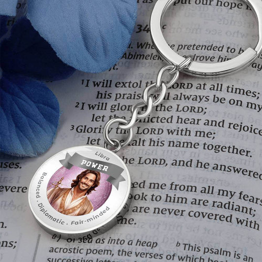 Divine Masculine Libra - Charm Keychain ShineOn Fulfillment