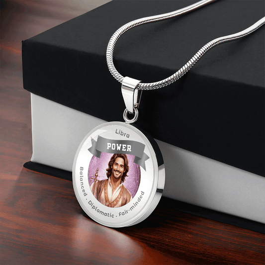 Divine Masculine Libra - Charm Necklace ShineOn Fulfillment