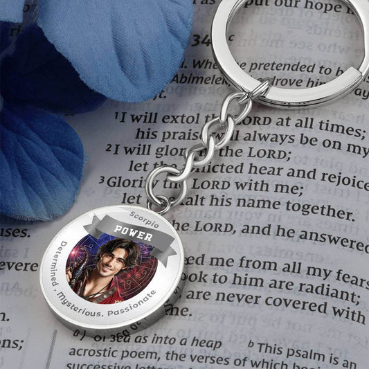Divine Masculine Scorpio - Charm Keychain ShineOn Fulfillment