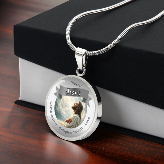 Jesus - Charm Necklace For Compassion, Enlightenment & Love ShineOn Fulfillment