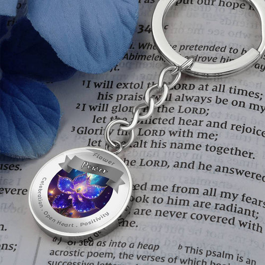 Larkspur - Charm Keychain ShineOn Fulfillment