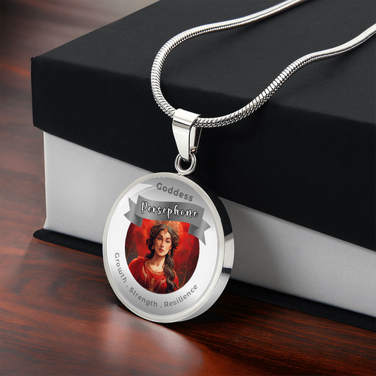 Persephone - Charm Necklace for Growth Strength Resilience ShineOn Fulfillment