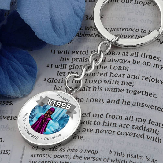 Power Vibes Charm Keychain - Frozen Champion ShineOn Fulfillment