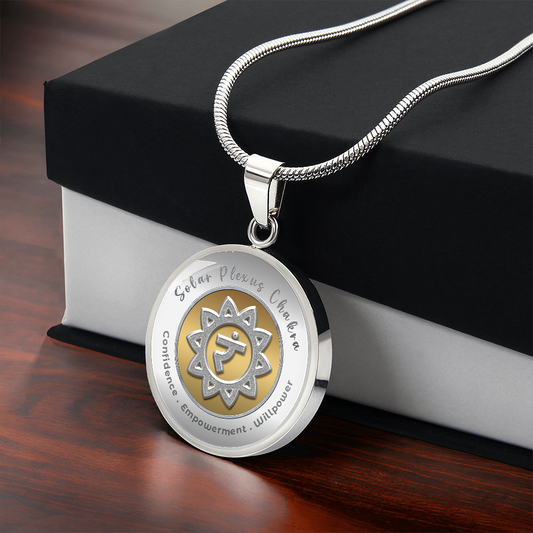 Solar Plexus Chakra - Confidence Empowerment Willpower - Charm Necklace ShineOn Fulfillment