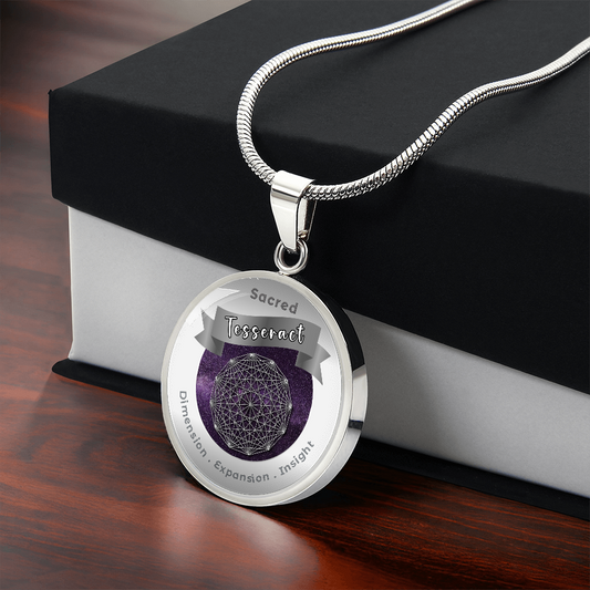 Tesseract - Expansion Dimension Insight - Charm Necklace ShineOn Fulfillment
