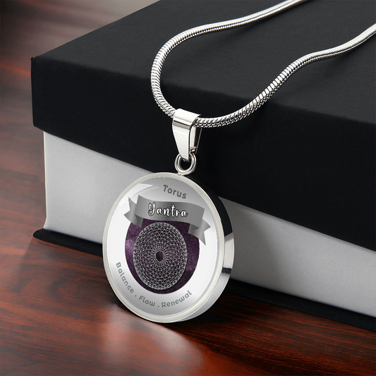 Torus Yantra - Flow Balance Renewal - Charm Necklace ShineOn Fulfillment