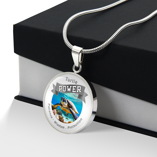 Turtle Power Luxury Charm Necklace ShineOn Fulfillment