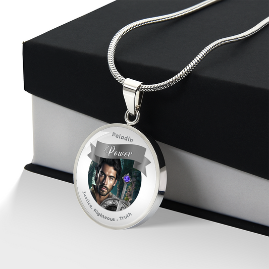 Paladin - RPG Fantasy Charm Necklace ShineOn Fulfillment