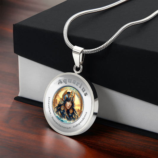 Aquarius - Charm Necklace ShineOn Fulfillment
