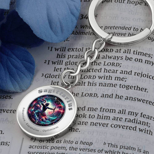Sagittarius - Charm Keychain ShineOn Fulfillment