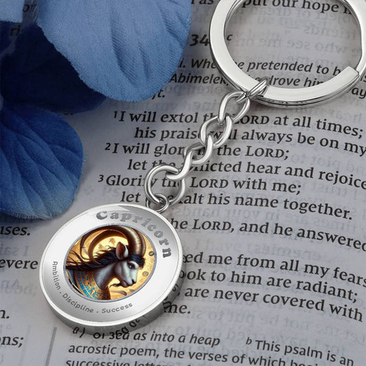 Capricorn - Charm Keychain ShineOn Fulfillment