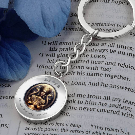Libra - Charm Keychain ShineOn Fulfillment