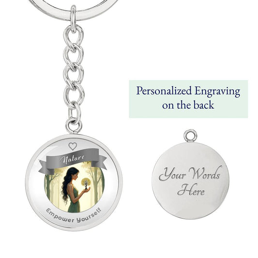 Nature Affirmation Keychain
