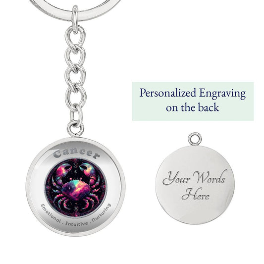 Cancer - Charm Keychain ShineOn Fulfillment