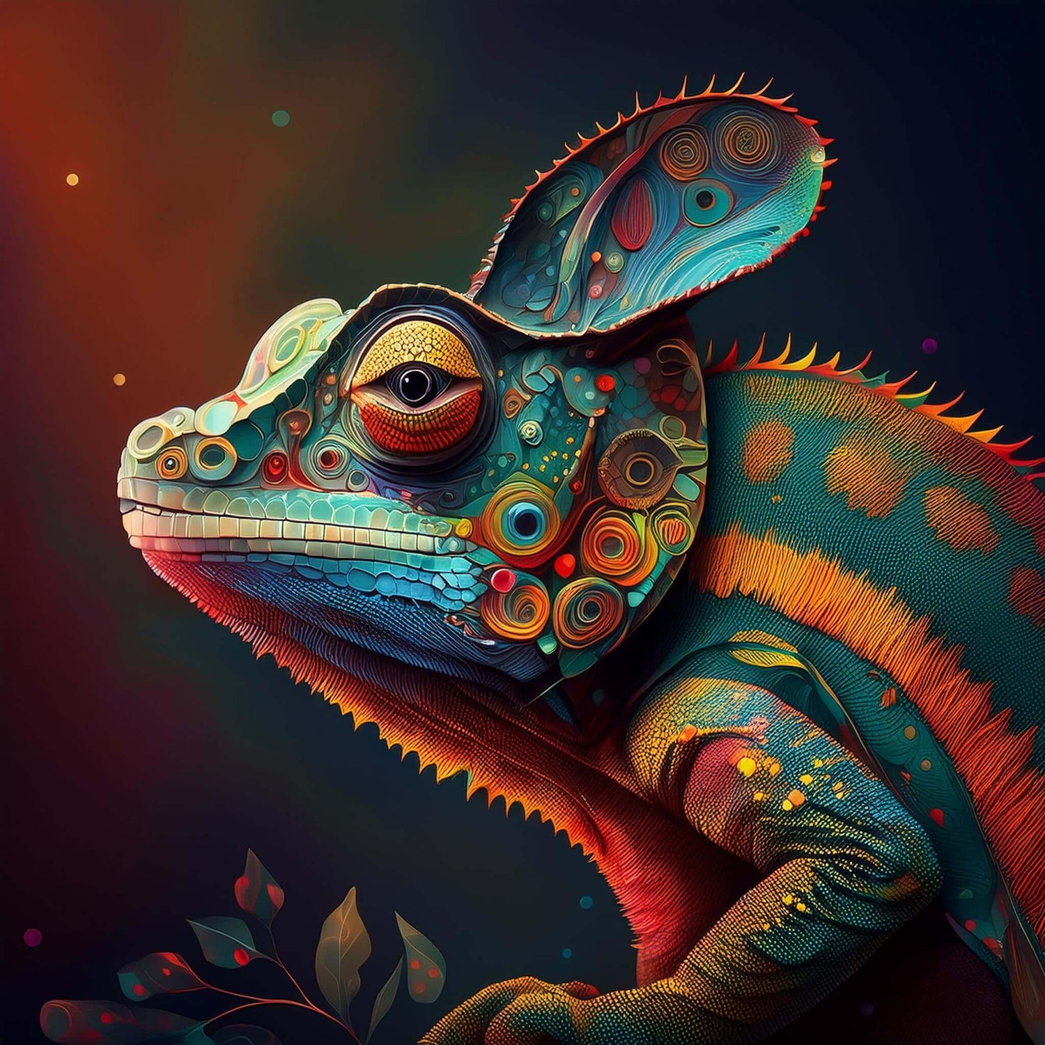 Chameleon - Power Animal-More Than Charms