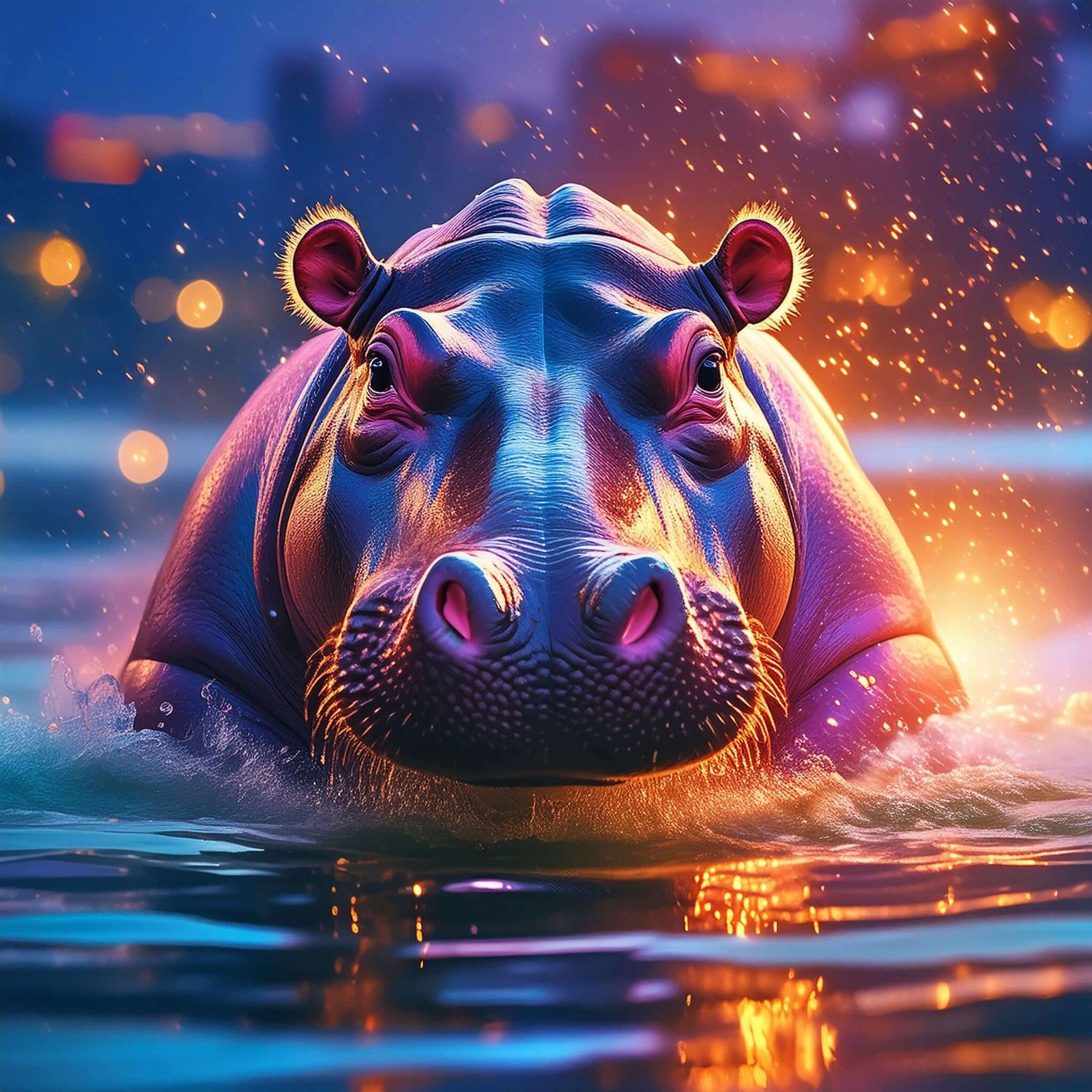 Hippopotamus - Power Animal - - More Than Charms