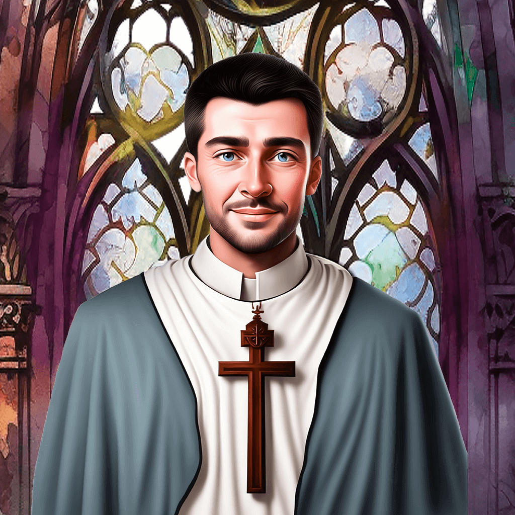 Cleric - Fantasy Character - Now you can enhance your tabletop fantasy game experience with this character journal. Record awesome adventures as your Cleric steps into holy churches, crumbling castles and damp dungeons…Immerse yourself in a magical journe