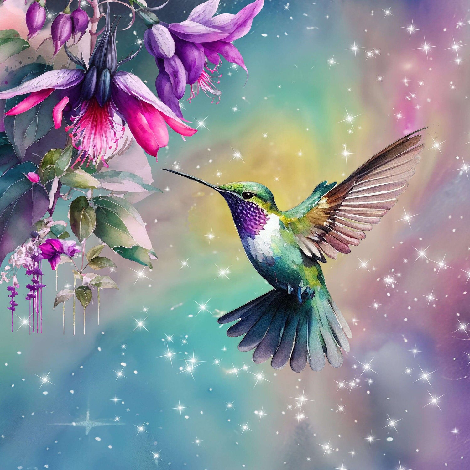 Hummingbird - Power Animal - Actively connect to hummingbird & the environment through our various gifts for personal growth. What will you discover when you connect with a hummingbird and fly into the garden? - More Than Charms