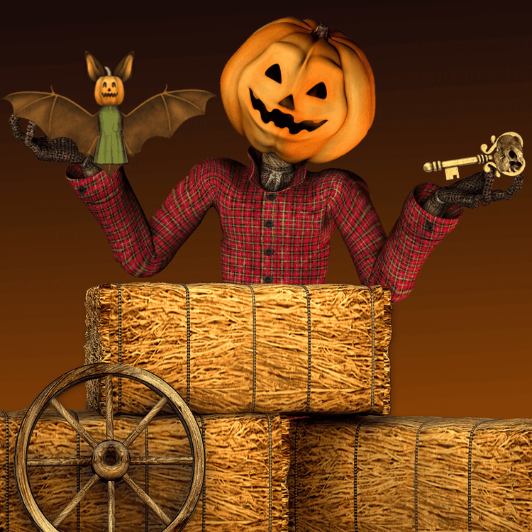 Trick or Treat? - What’s that strange noise? James and Joy jump with fright while trick or treating. Will the children have the courage to investigate with so many spooky things happening? Walk through creepy landscapes and embark on a Halloween adventure