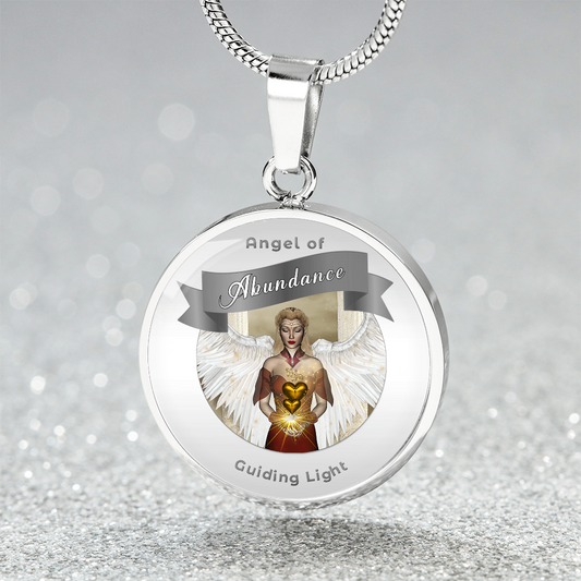 Abundance - Guardian Angel Charm Necklace ShineOn Fulfillment