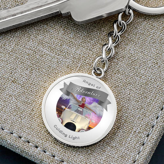 Adventure - Guardian Angel Charm Keychain ShineOn Fulfillment