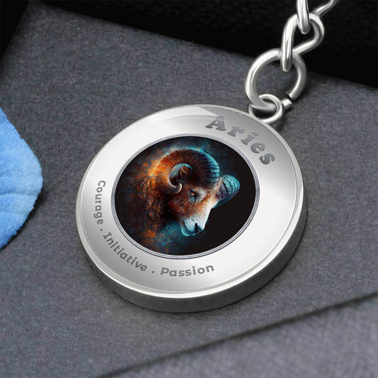 Aries - Charm Keychain ShineOn Fulfillment