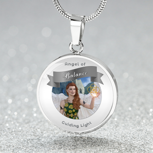 Balance - Guardian Angel Charm Necklace ShineOn Fulfillment