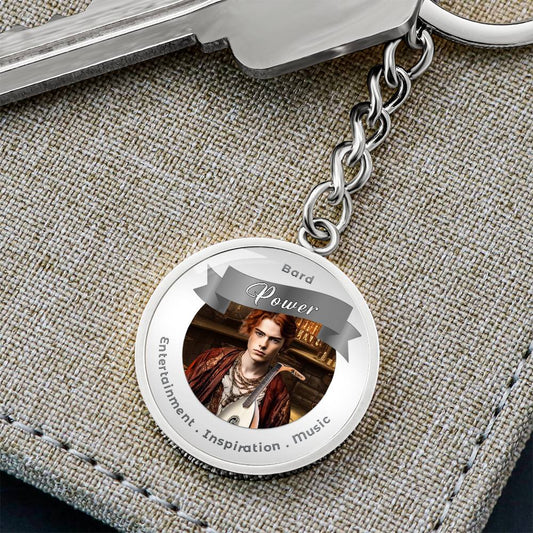 Bard - RPG Fantasy Charm Keychain ShineOn Fulfillment