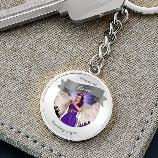 Belief - Guardian Angel Charm Keychain ShineOn Fulfillment