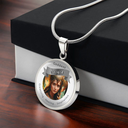 Brigid - Charm Necklace For Creativity . Healing . Inspiration ShineOn Fulfillment