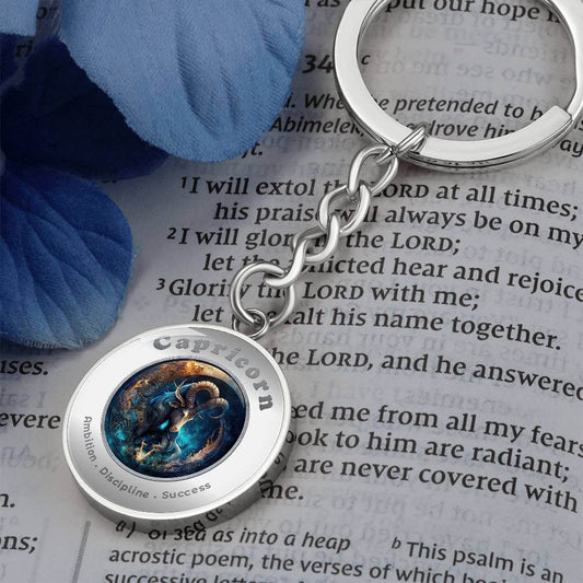 Capricorn - Charm Keychain ShineOn Fulfillment