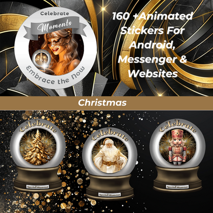 Celebrate Moments Animated Stickers More Than Charms Digital