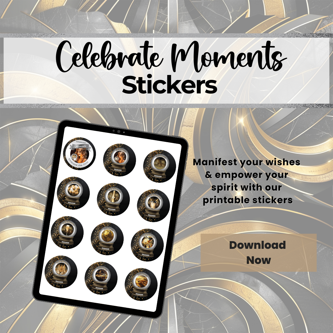 Celebrate Moments Printable Stickers More Than Charms Digital