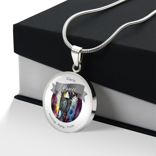 Cleric 2 - RPG Fantasy Charm Necklace ShineOn Fulfillment