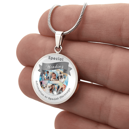 Custom Designed Luxury Charm Necklace ShineOn Fulfillment