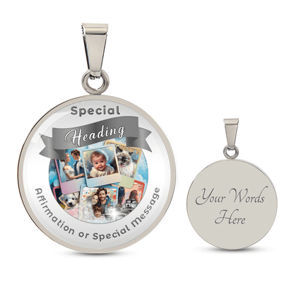 Custom Designed Luxury Charm Necklace ShineOn Fulfillment