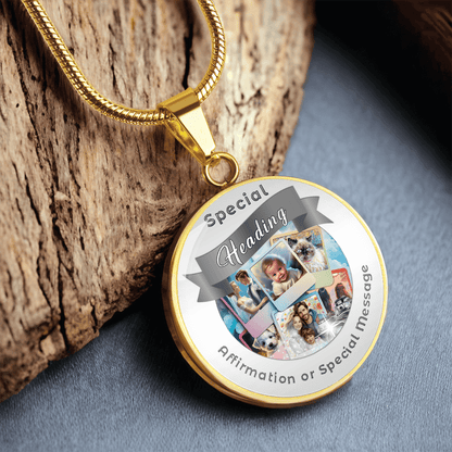 Custom Designed Luxury Charm Necklace ShineOn Fulfillment