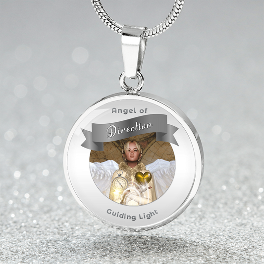 Direction - Guardian Angel Charm Necklace ShineOn Fulfillment