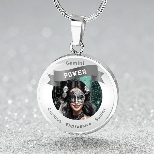 Divine Feminine Gemini - Charm Necklace ShineOn Fulfillment