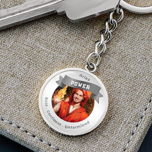 Divine Masculine Aries - Charm Keychain ShineOn Fulfillment