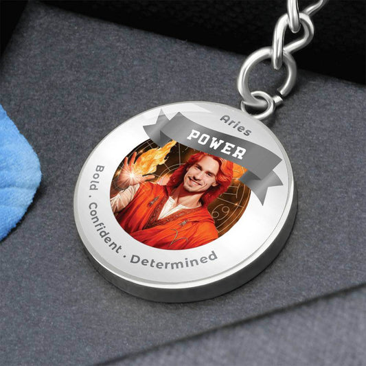 Divine Masculine Aries - Charm Keychain ShineOn Fulfillment