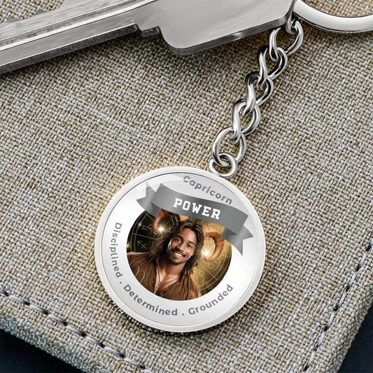 Divine Masculine Capricorn - Charm Keychain ShineOn Fulfillment