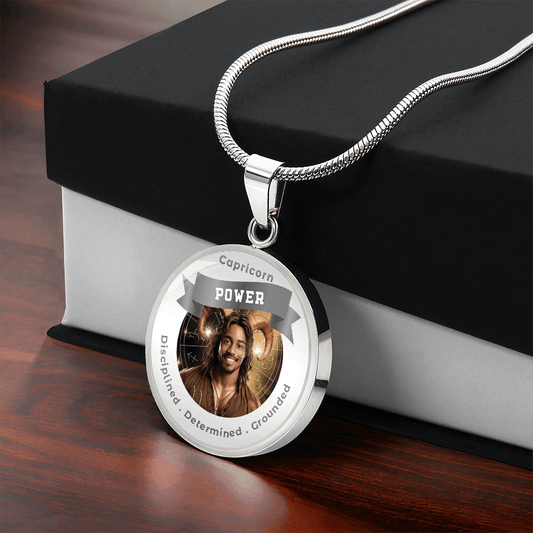 Divine Masculine Capricorn - Charm Necklace ShineOn Fulfillment