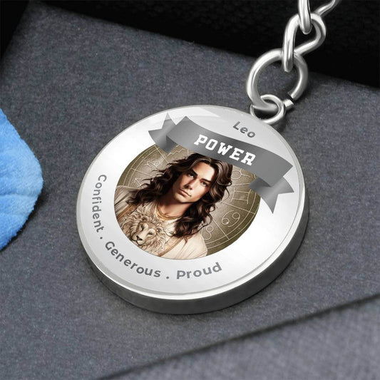 Divine Masculine Leo - Charm Keychain ShineOn Fulfillment